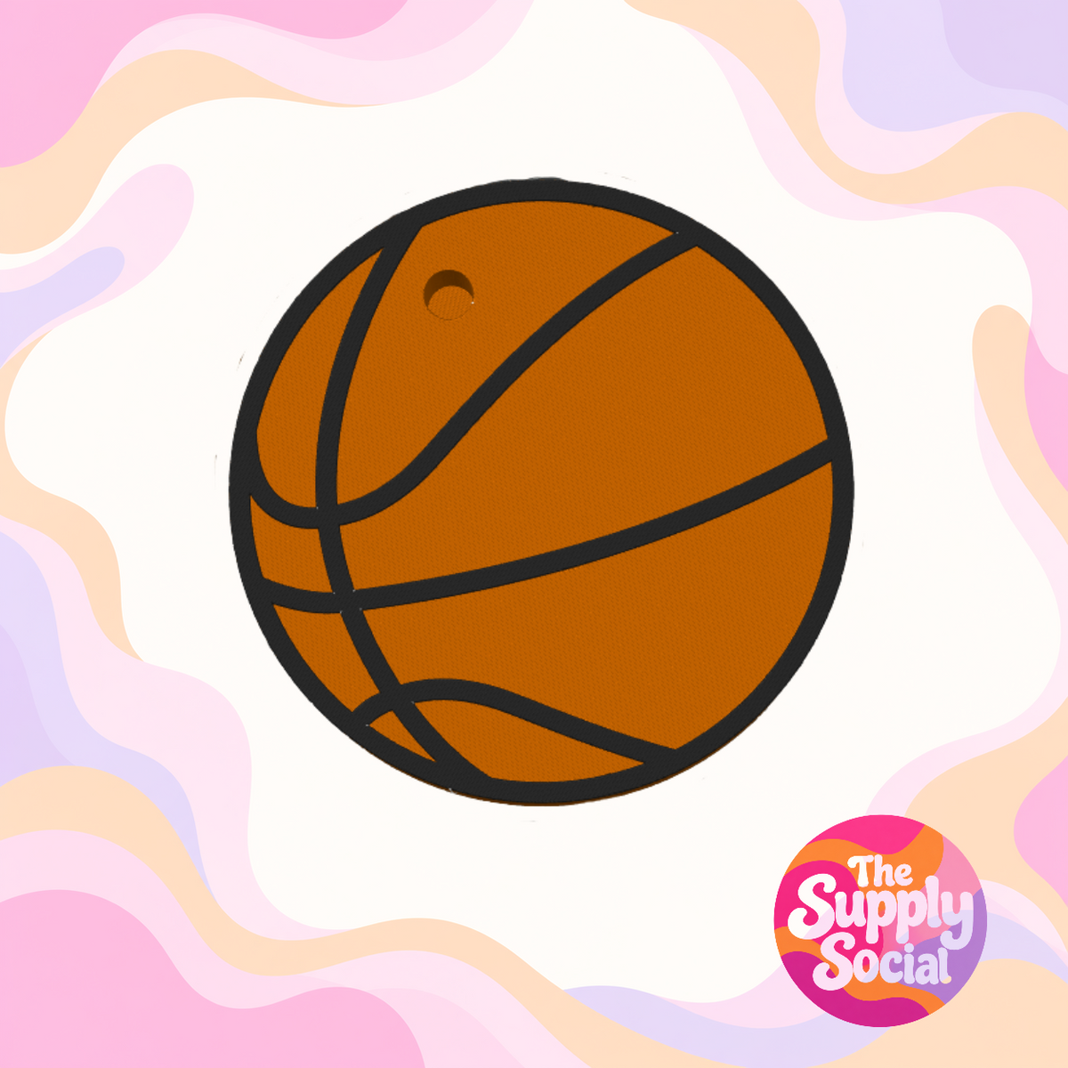Basketball Silicone Freshie Mold
