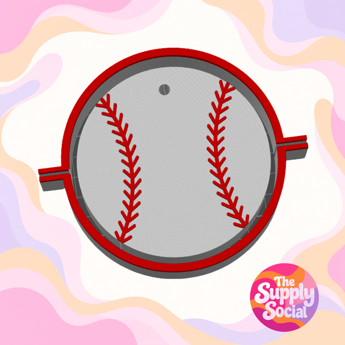 Baseball Silicone Freshie Mold