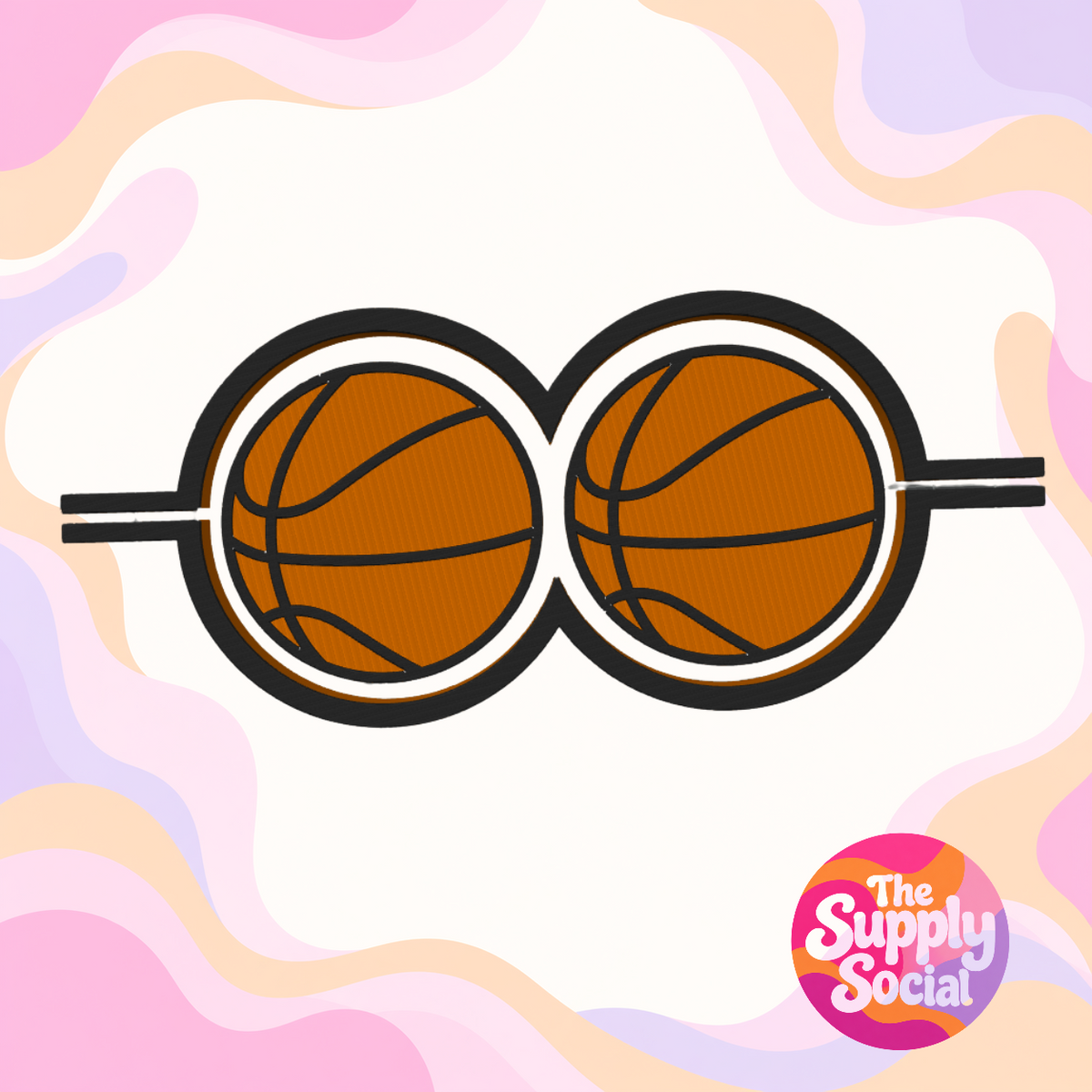Basketball Vent Clip Silicone Freshie Mold