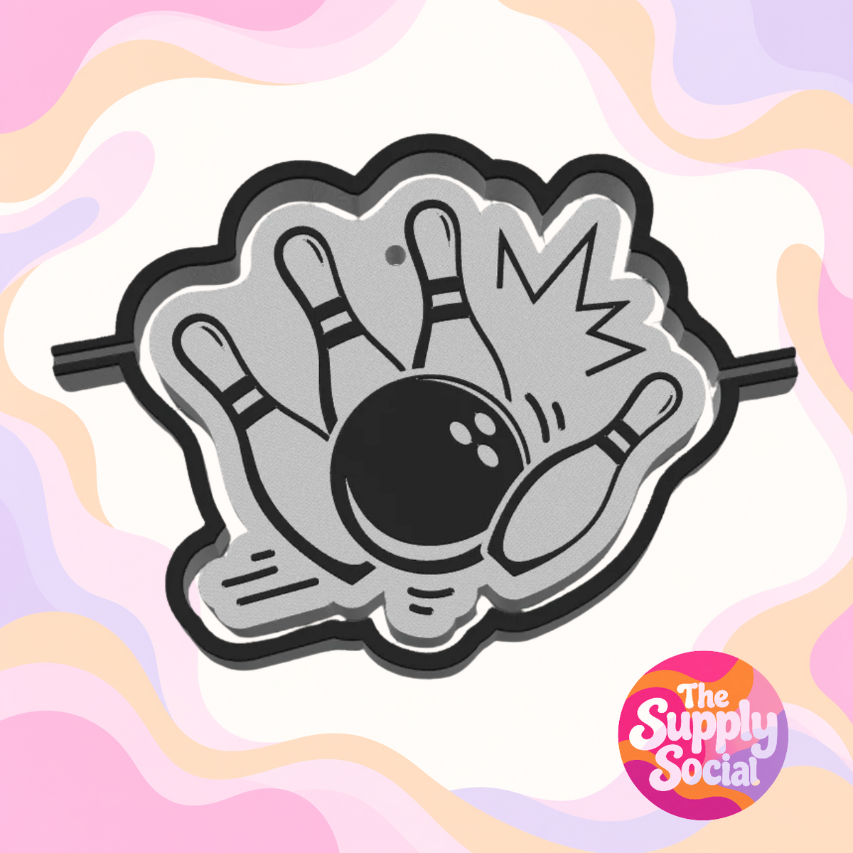 Bowling Silicone Freshie Mold